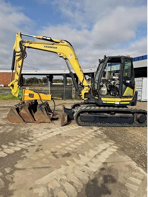 2017 Yanmar SV100-2 Excavator – 3,325 hrs, Multiple Buckets + Ripper & Hydraulic Breaker - Thumbnail 4