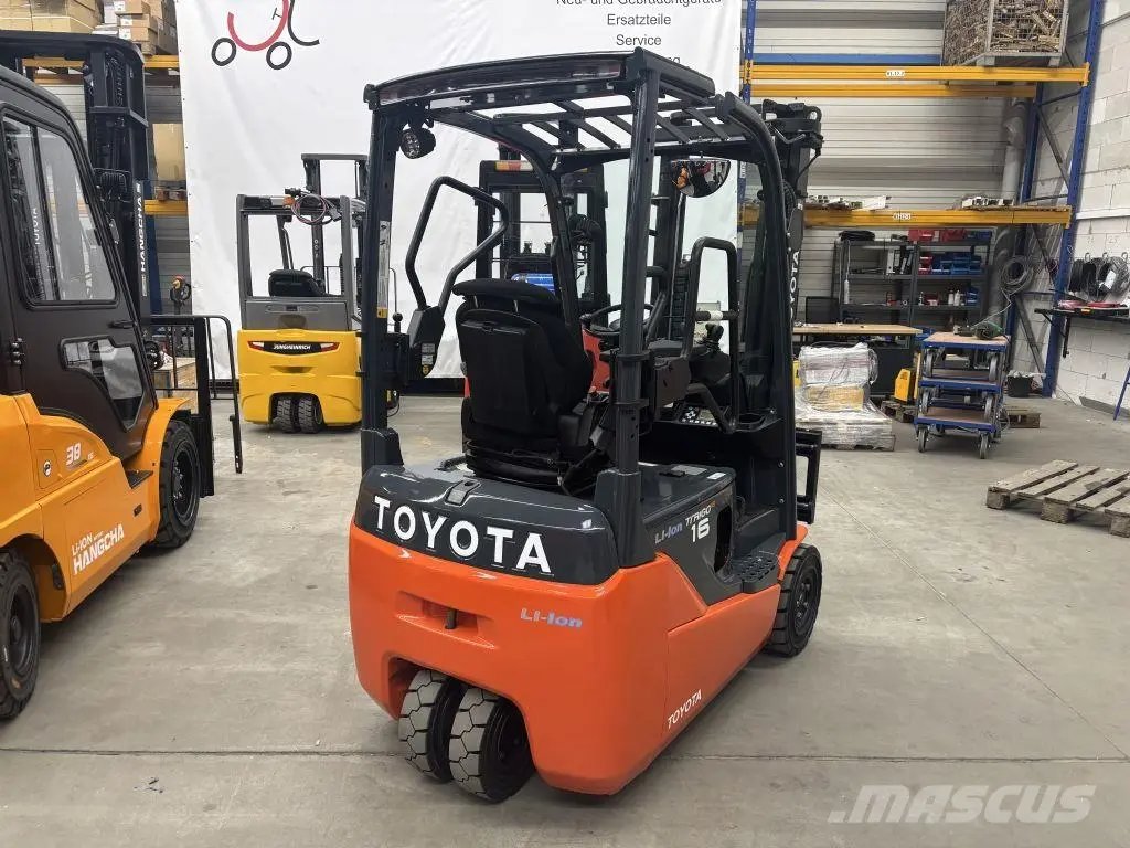 Toyota 8FBEK16T Electric Forklift - 1.6 Ton Lithium-Ion Powered Warehouse Forklift - Thumbnail 4