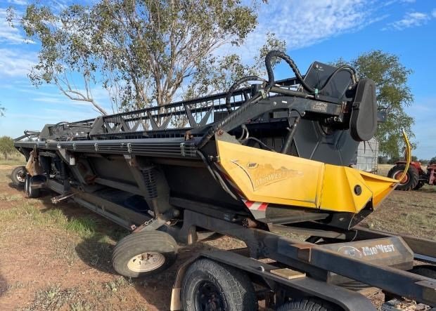 Midwest Crophawk 45-Foot Draper Header with Trailer - 2007 Refurbished Package - Image 1