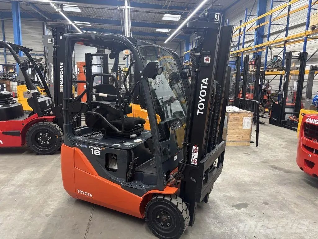 Toyota 8FBEK16T Electric Forklift - 1.6 Ton Lithium-Ion Powered Warehouse Forklift - Thumbnail 3