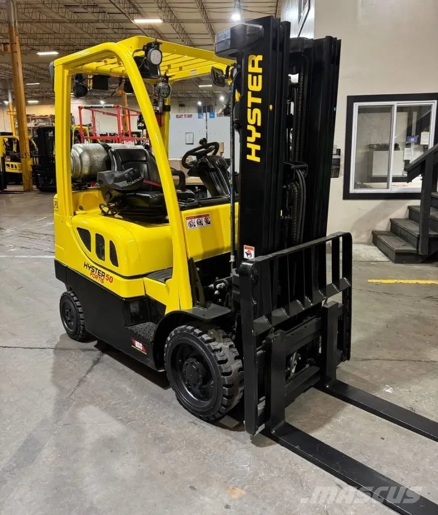 Hyster S50FT Forklift - 2022 Low-Hour 5,000 LB LPG Pneumatic Forklift