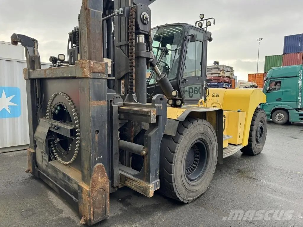 Hyster H30XMS-9 Heavy-Duty Diesel Forklift - 30-Ton Container Handler - Thumbnail 4