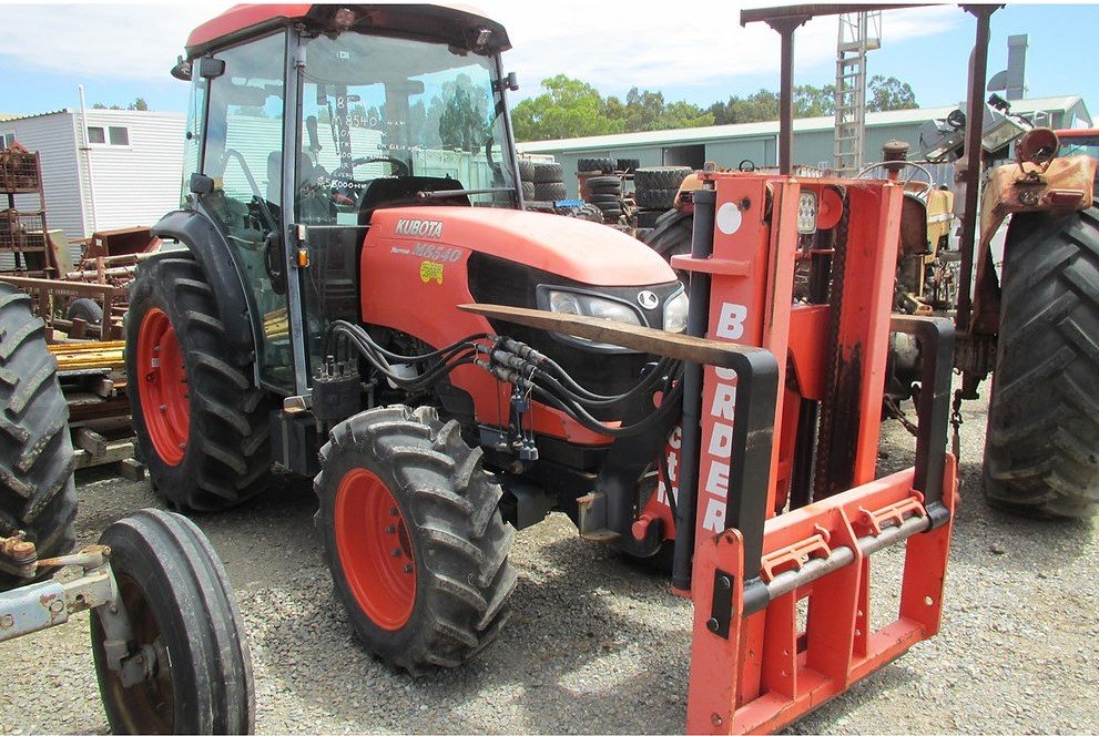 Kubota M8540 Tractor - 85 HP Turbocharged 4WD with Front Forks - Image 1
