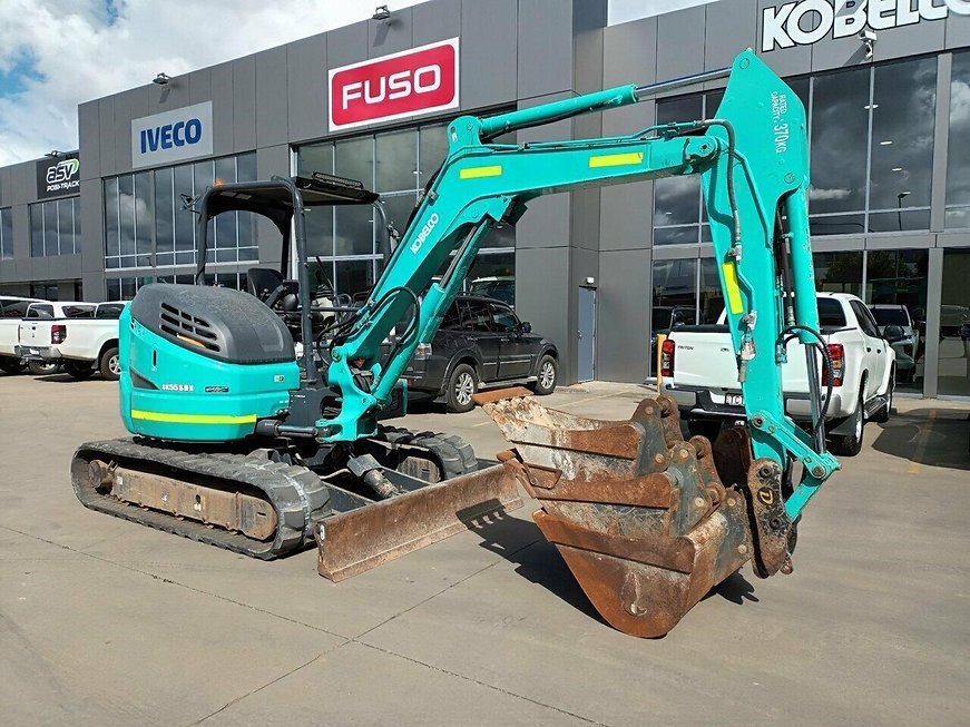 2018 Kobelco SK45SRX-6 Canopy Mini Excavator – 2,870 Hours, 0‑7 Ton Class - Thumbnail 2