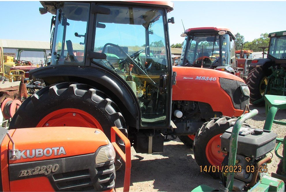 Kubota M8540 Narrow Tractor - 85 HP Turbocharged 4WD with A/C - Image 1